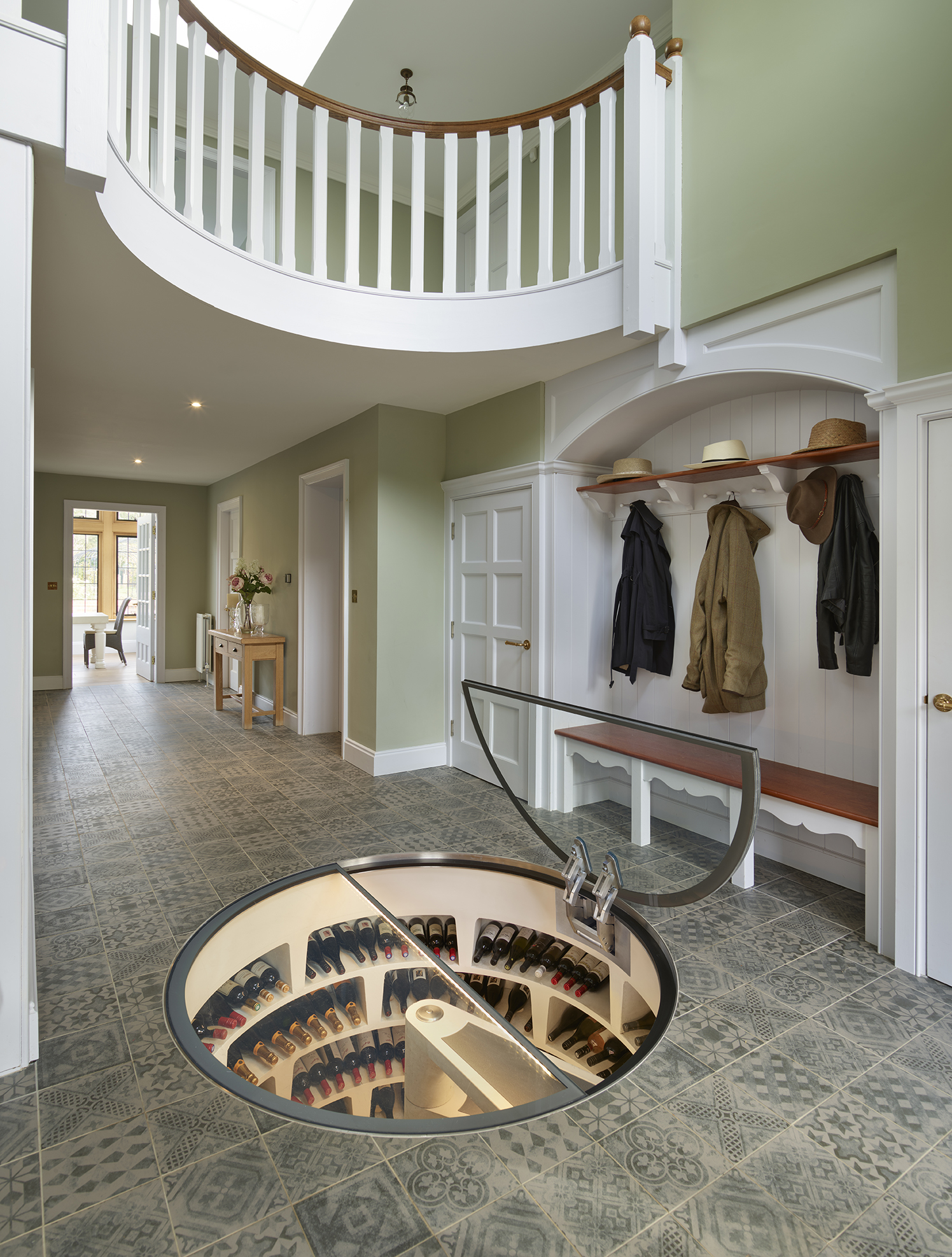 The Spiral Cellar In Floor Spiral Wine Cellar Spiral Cellars